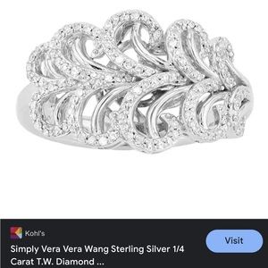 1/4 carat Vera Wang Diamond Ring
